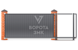 Откатные ворота 2500×3000 Дорхан ЗМК-6920