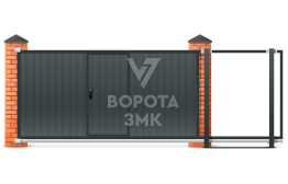 Раздвижные ворота Faac 2200×3200 откатные ЗМК-7097