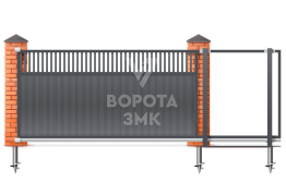 Откатные ворота 3000×2000 Херман ЗМК-6929