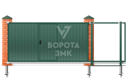 Автоматические откатные ворота 3000×2000 ЗМК-6918