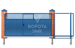 Винтовые сваи ворота 2500×3000 ЗМК-7560