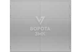 Распашные утепленные ворота для паркинга 5000×5000 ЗМК-9622