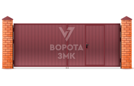 Распашные ворота Каме 2250×2750 ЗМК-4761