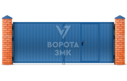 Распашные ворота Каме 1750×2750 ЗМК-4776