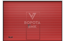 Секционные ворота 2750×2500 Doorhan с калиткой ЗМК-2927